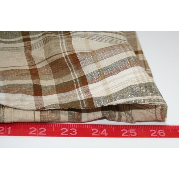 Cabelas RedHead Rock Creek Ripstop Plaid Shirt Mens XL Brown Tan NWT Outdoors - Picture 7 of 9